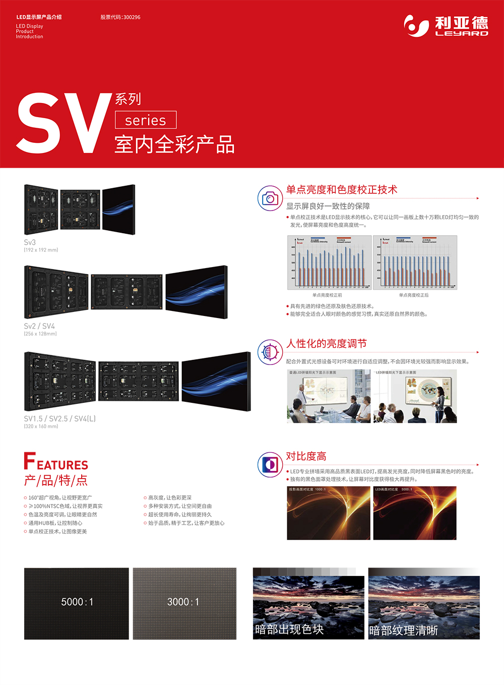 安博官方网站SV系列室内全彩产品